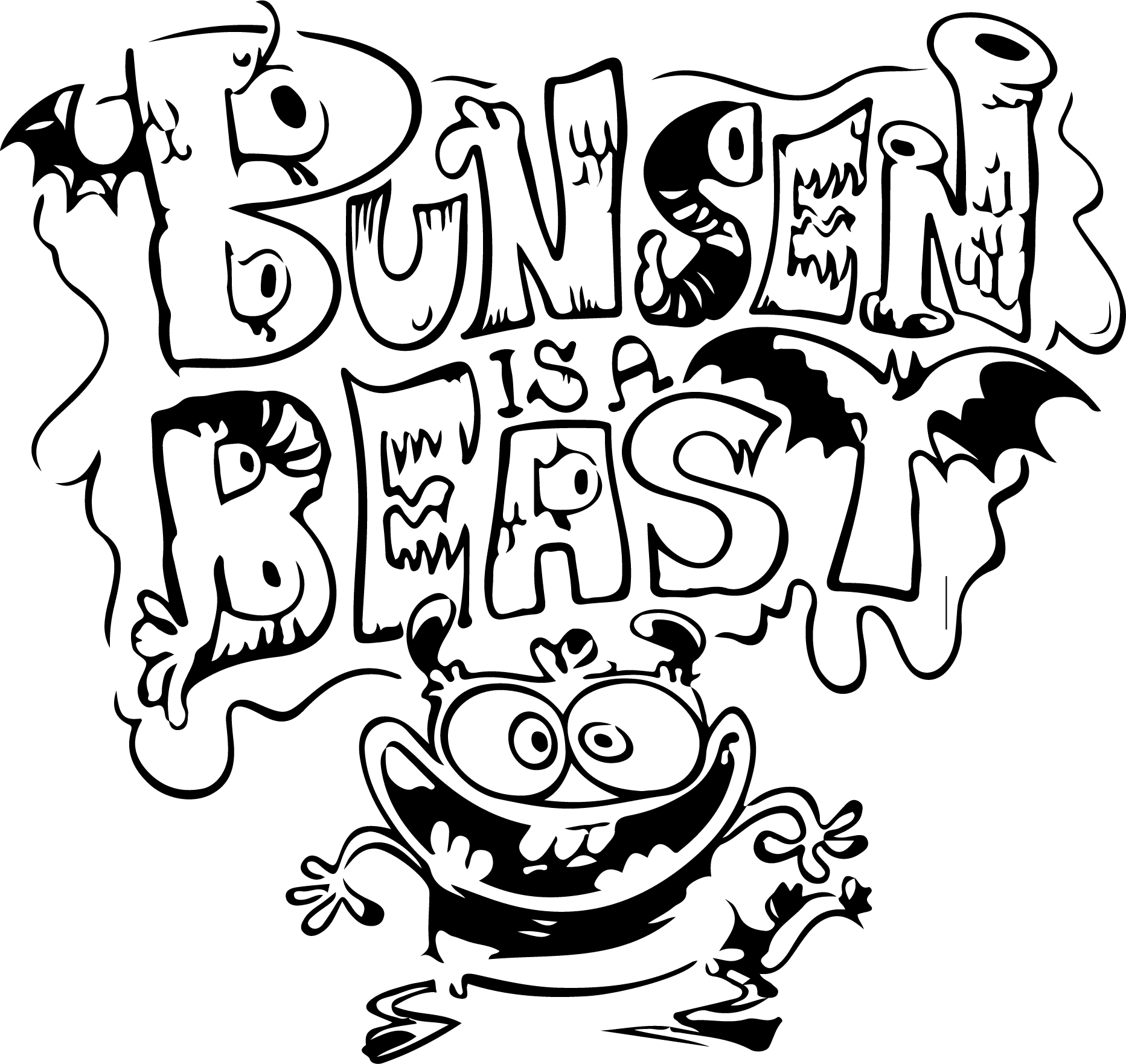 Bunsen the Beast * Printable Coloring Page