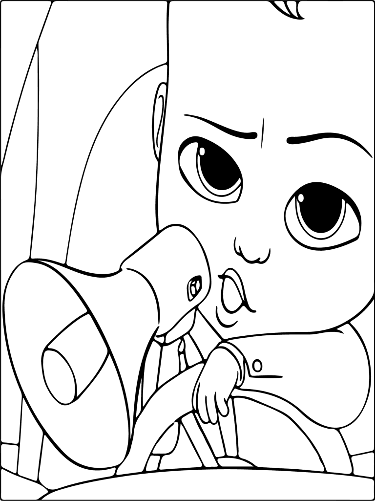 Bebé Jefazo * 11 * Página para Colorear Imprimible