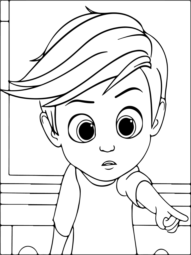 Bebé Jefazo * 12 * Página para Colorear Imprimible