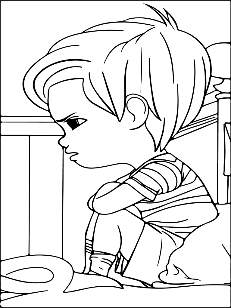 Jefe Bebé * 16 * Página para Colorear Imprimible