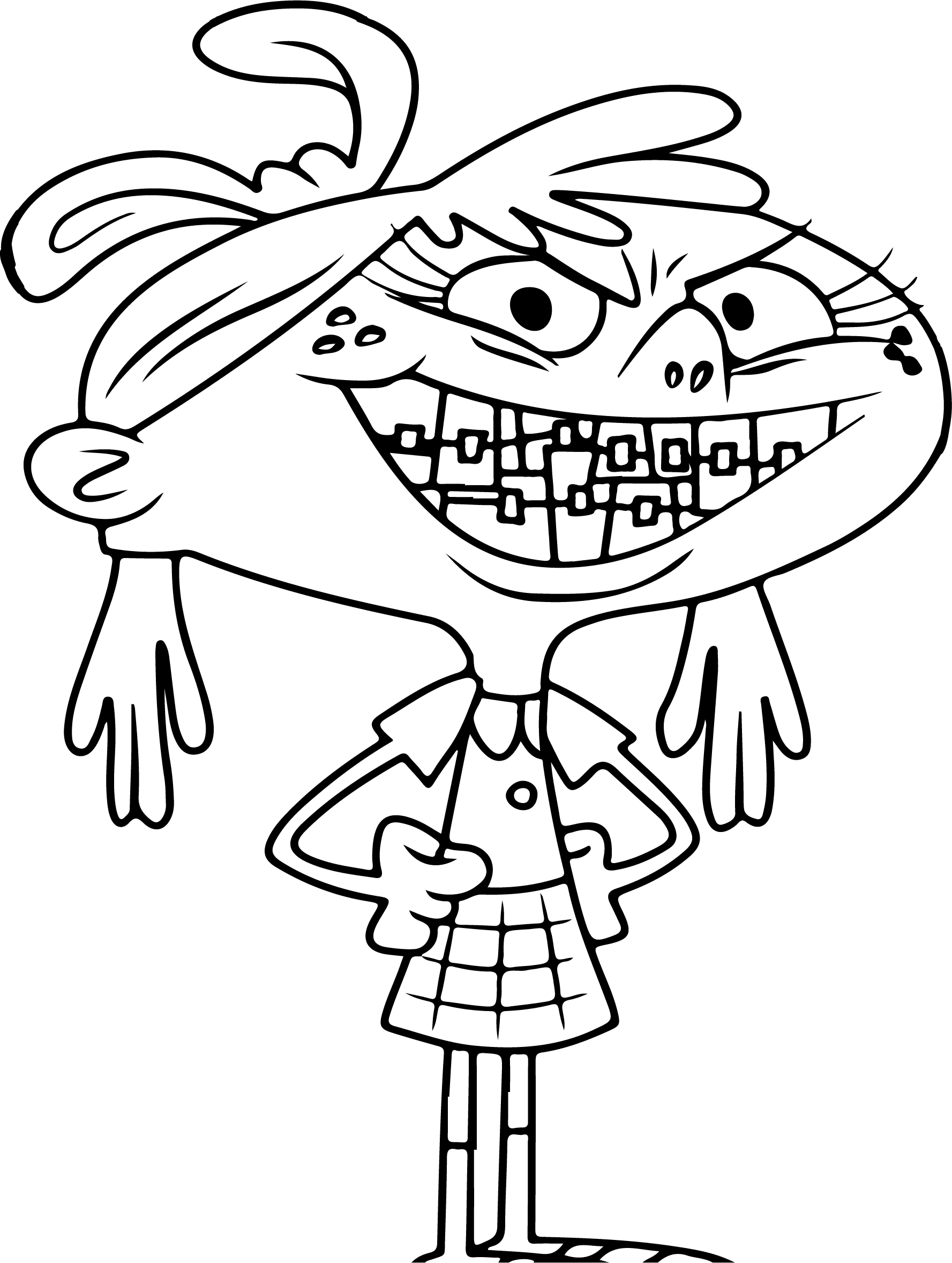 Página para Colorear Imprimible de Bunsen el Bestia