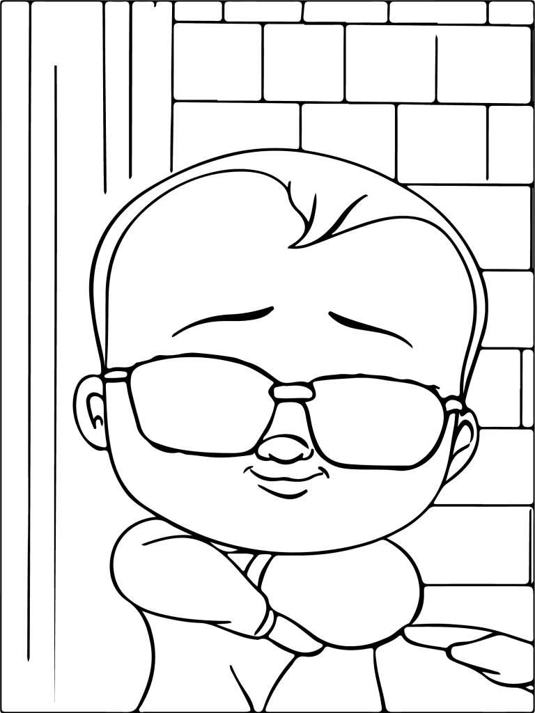 Boss Baby * 20 * Printable Coloring Page