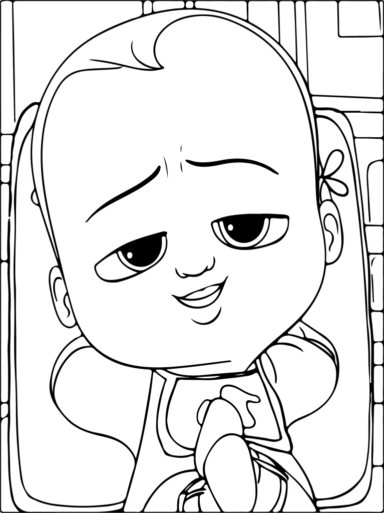 Босс-молокосос * 23 * Распечатать и раскрасить