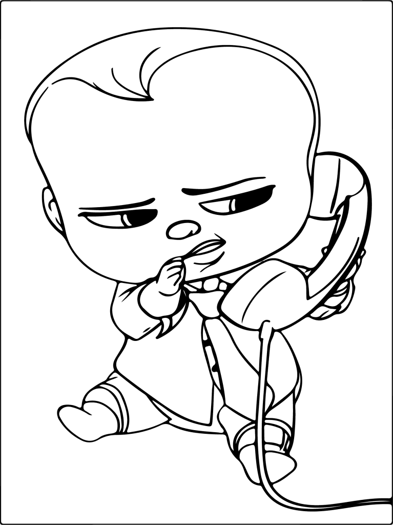 Baby Boss * 24 * Printable Coloring Page