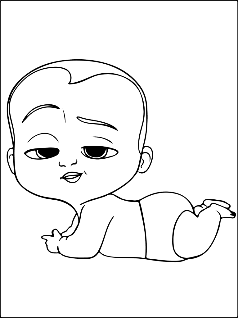 Baby Boss * 25 * Printable Coloring Page
