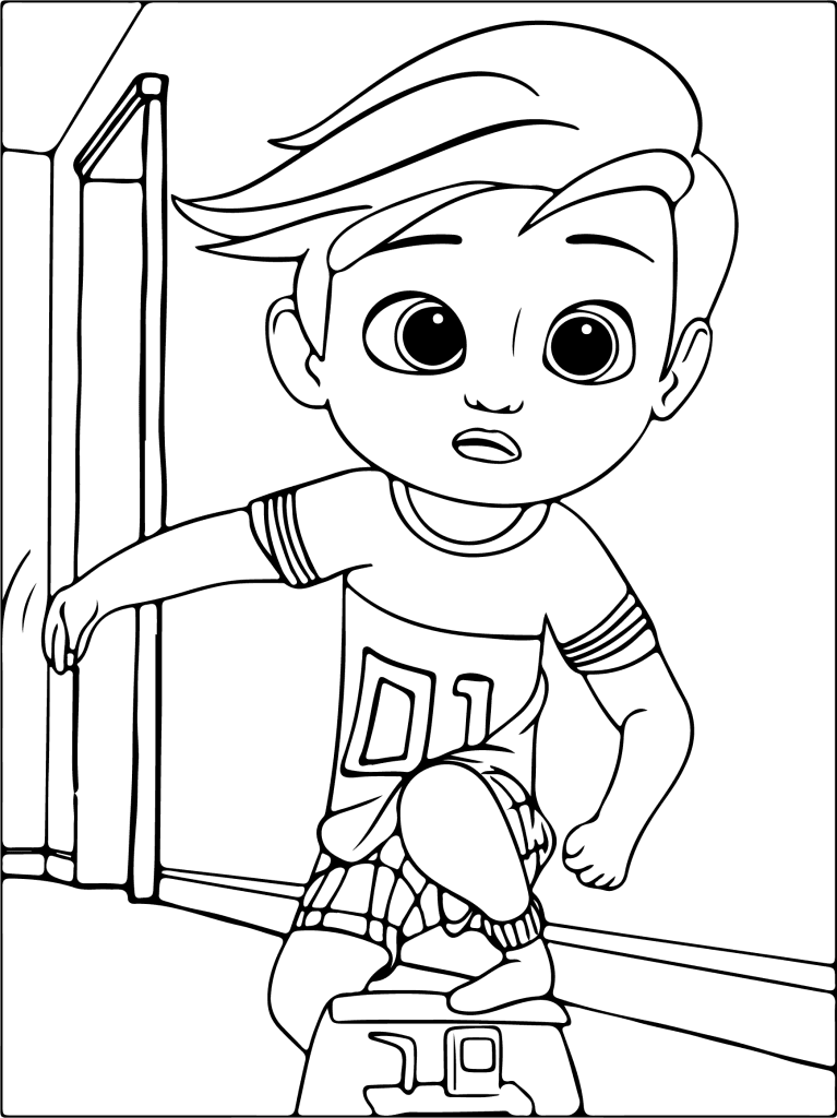 Boss Baby * 3 * Printable Coloring Page