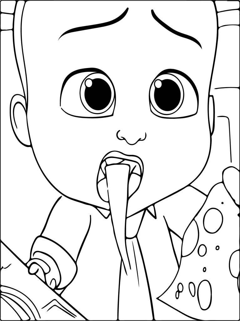 Boss Baby * 6 * Printable Coloring Page