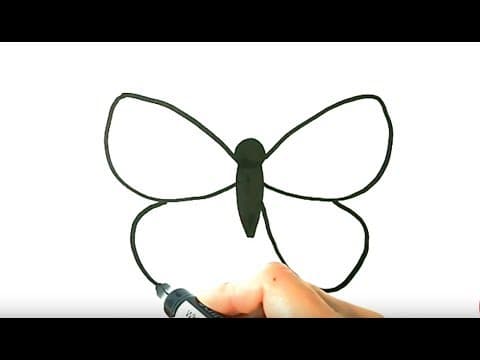 Рисуване на пеперуда🦋Рисунки за малки деца.