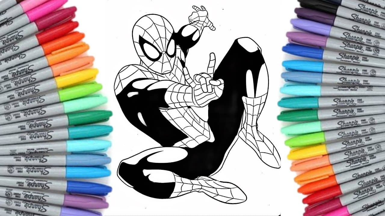 Оцветяване на Спайдърмен