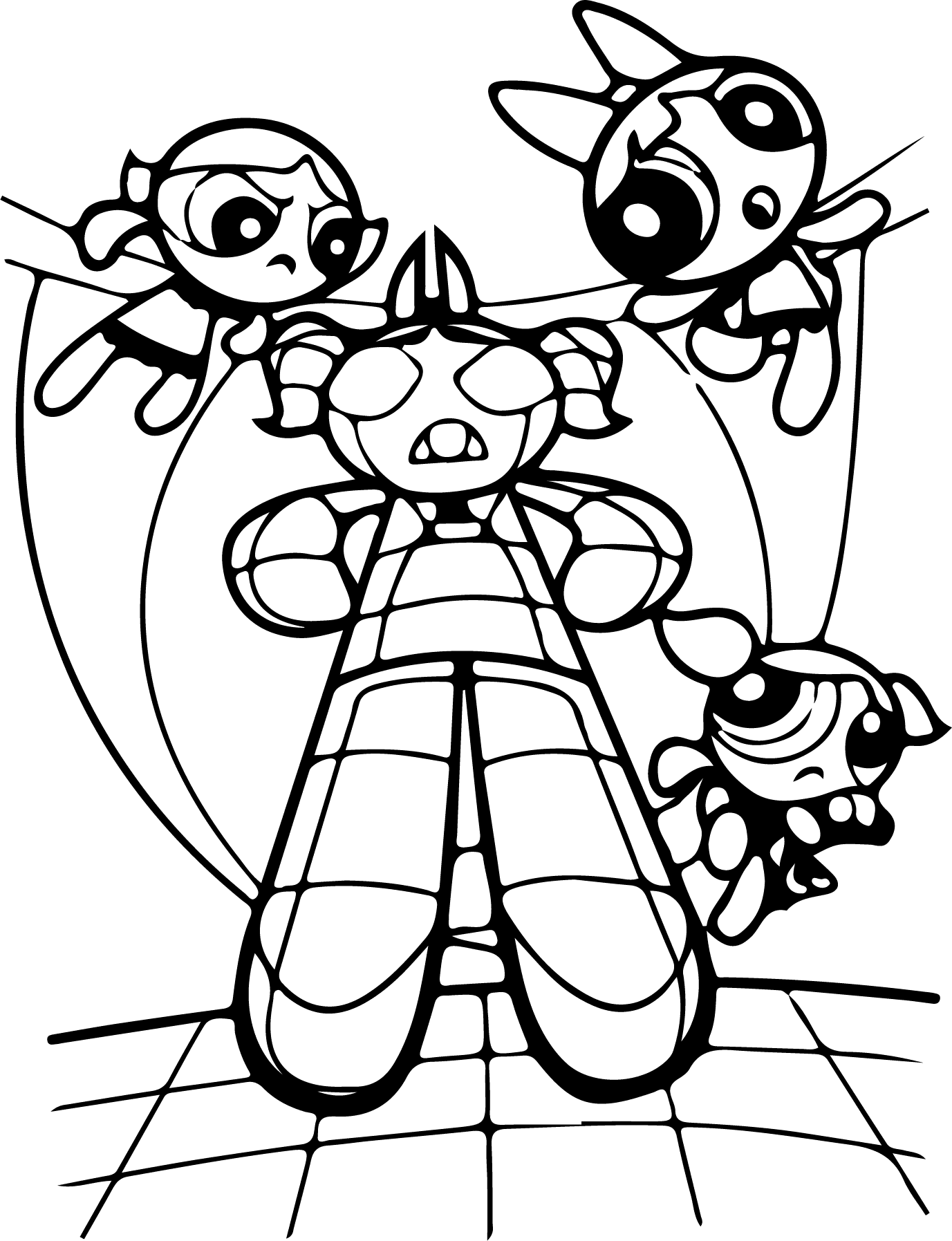 The Powerpuff Girls * Printable Coloring Page