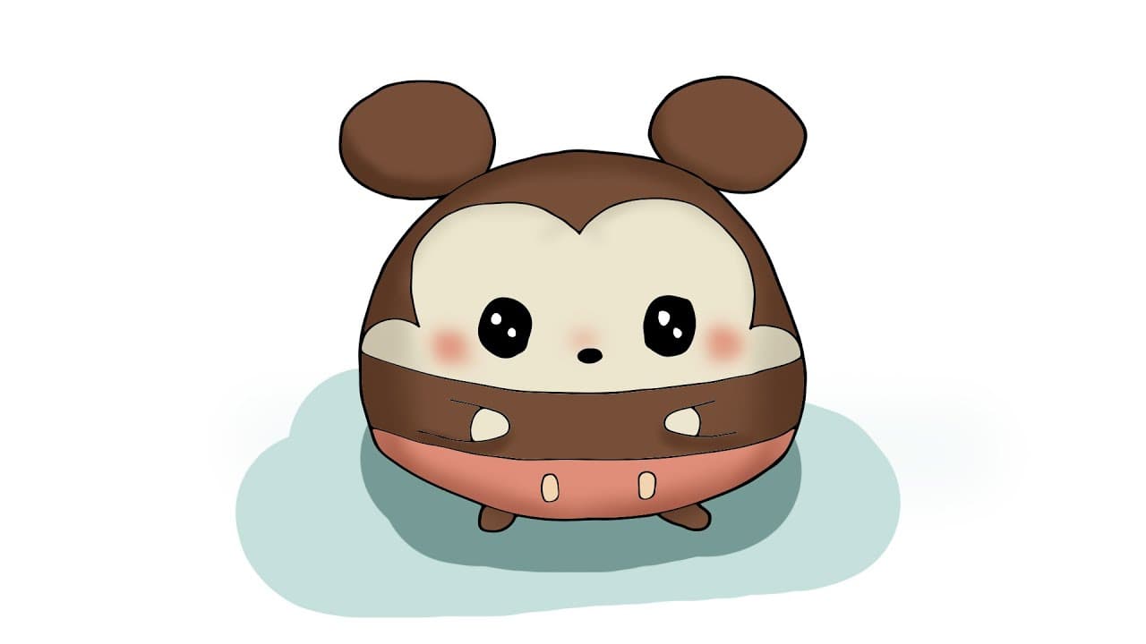 Рисунка на мишка * много лесна