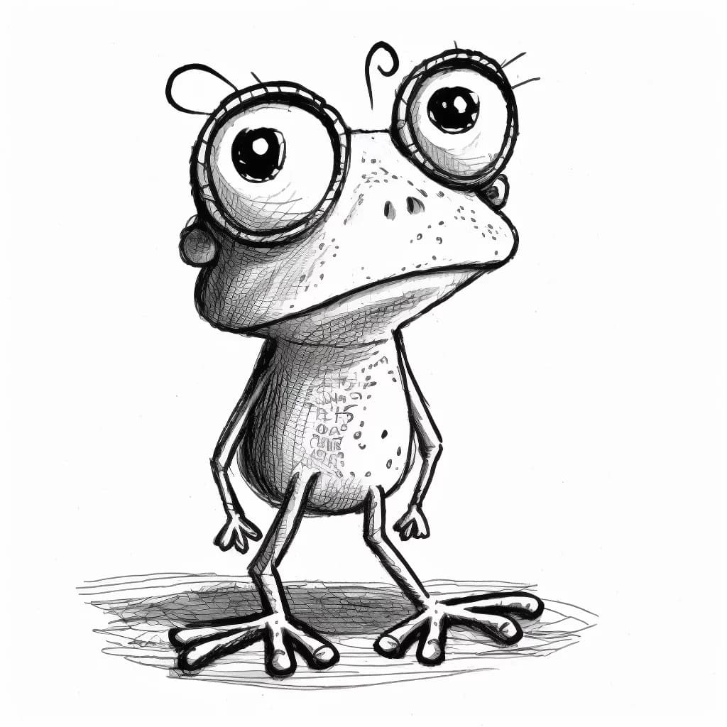Рисунка на жаба