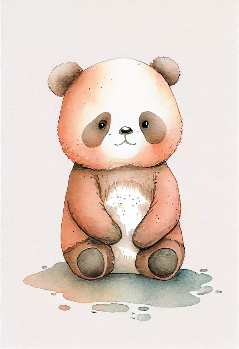 Рисунка на панда