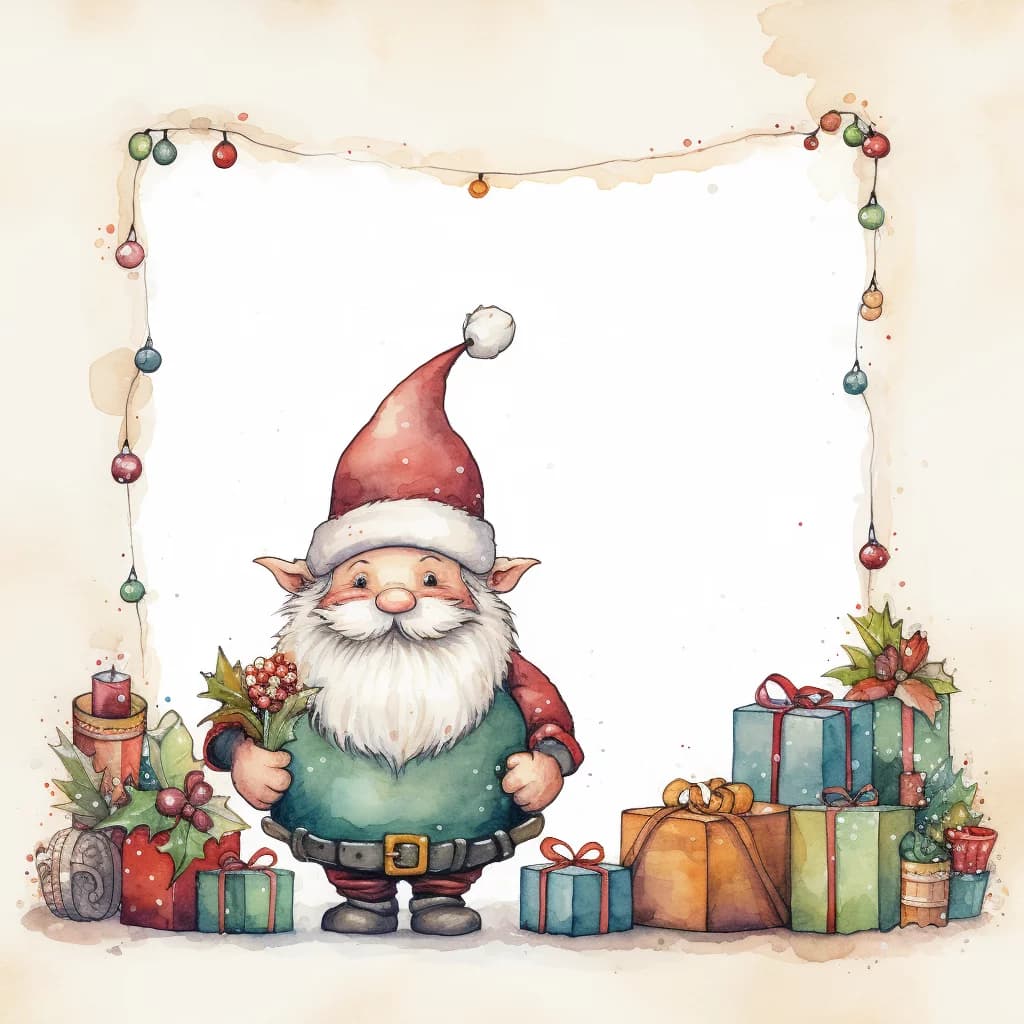 Tarjeta de Navidad para Imprimir