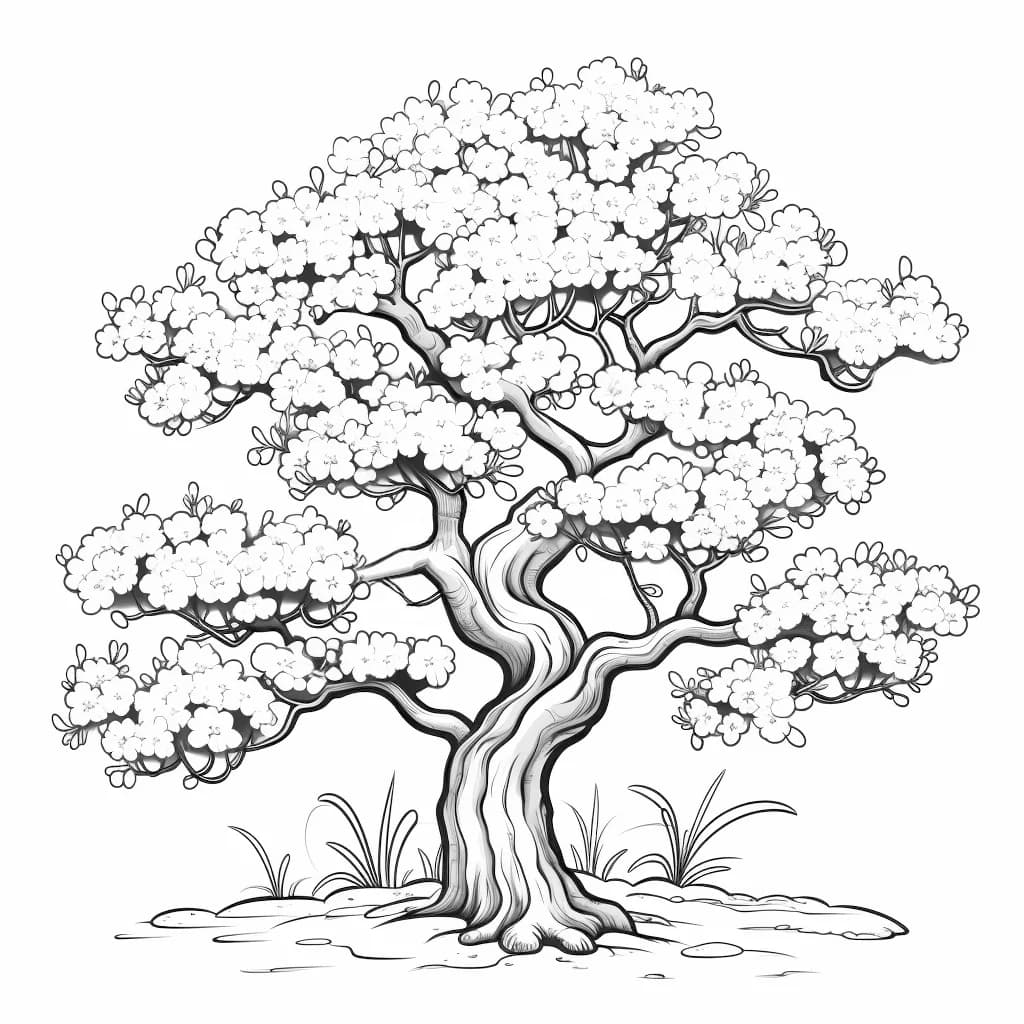 Раскраска Сакуры для печати