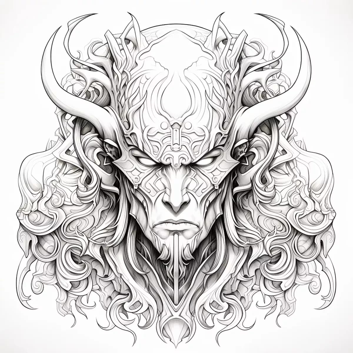 Page de Coloriage à Imprimer d’un Héros de Jeu Fantasy