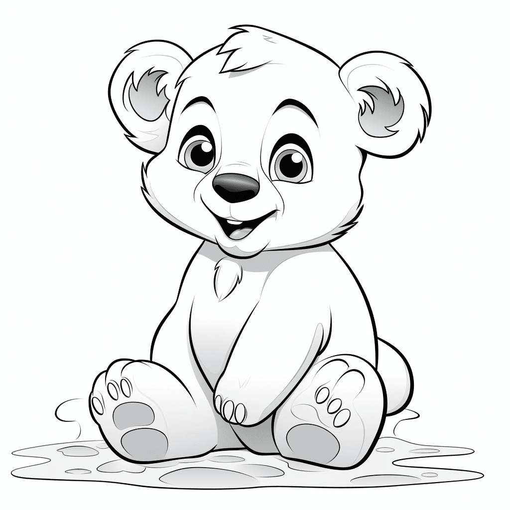 Baby Bear coloring page