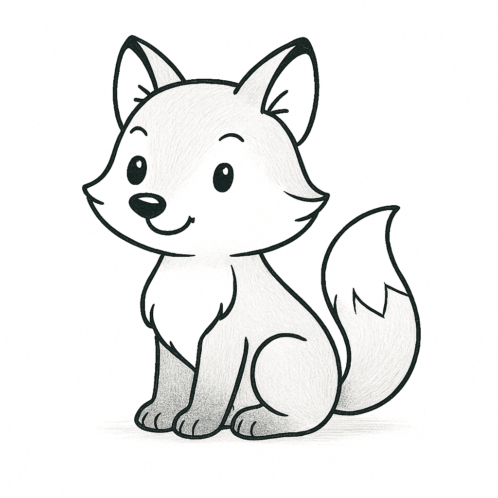 Седнала сладка лисичка