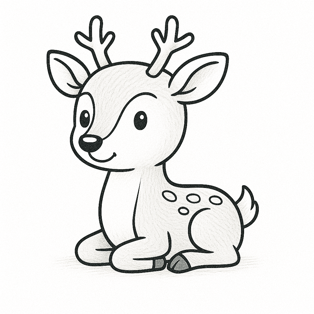 Immagine di un piccolo cerbiatto